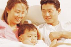 family of three