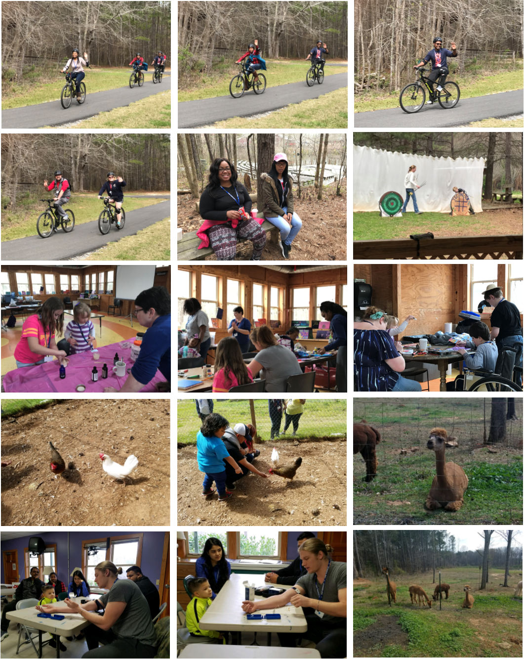 2018 Spring Family Camp Collage 2